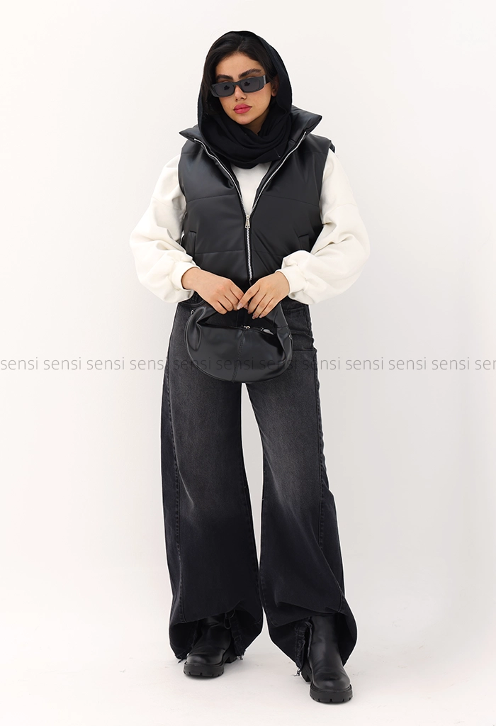 پافر آستر دار چرم کد1005181